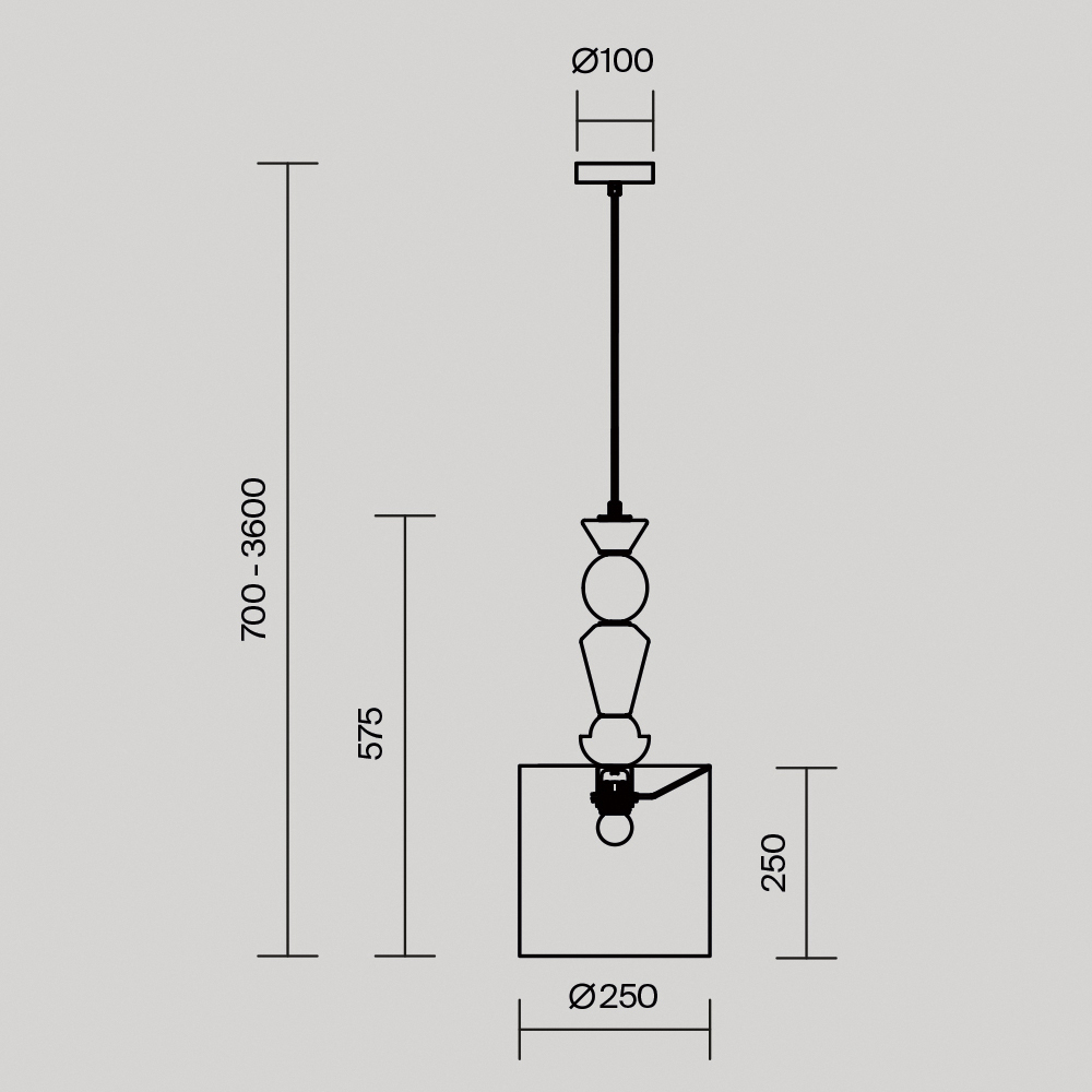 Подвесной светильник Comforty Е27*1 в Ростове-на-Дону