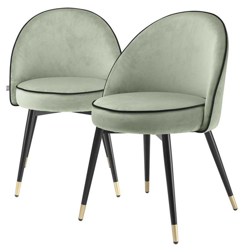     Eichholtz Dining Chair Cooper set of 2 pistache green      -- | Loft Concept 