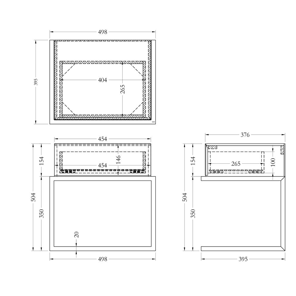 Тумбочка зеркальная с ящиком Mirror Chrome Cabinet в Ростове-на-Дону