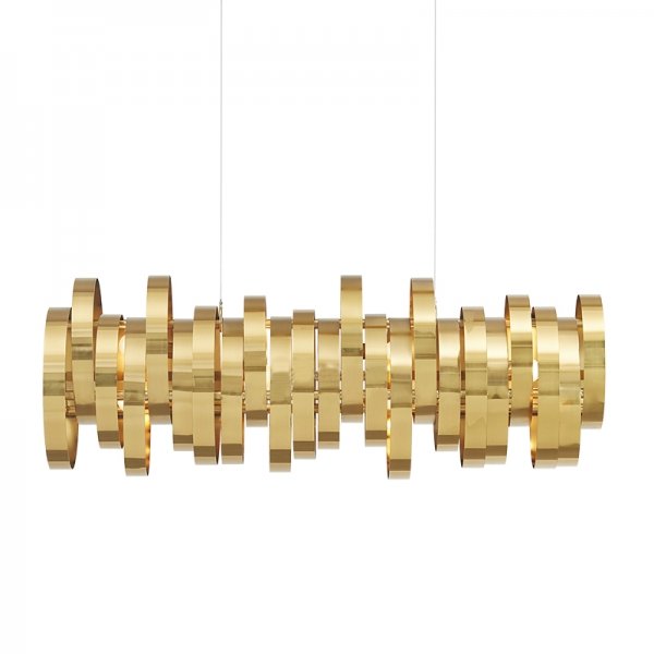  Brass Belts Chandelier   -- | Loft Concept 