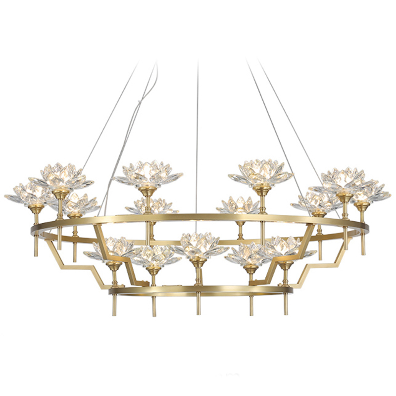      Lotus flower Clear Glass lamp 15     -- | Loft Concept 