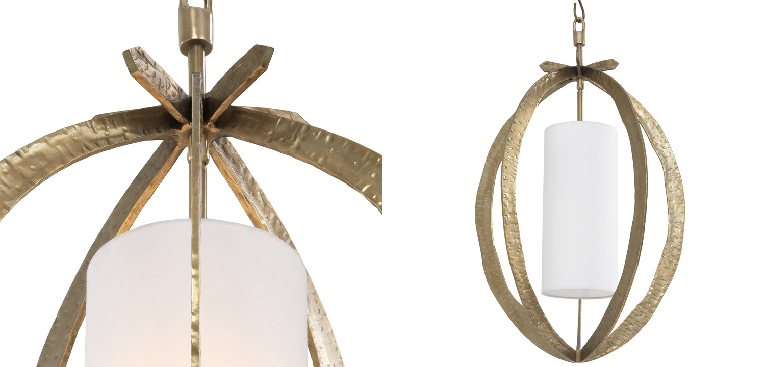 Подвесной светильник Eichholtz Chandelier Luciano brass - фото