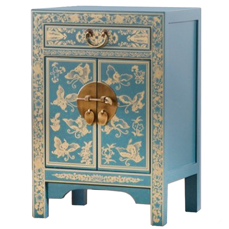 -       Light Turquoise Chinese Nightstand ̆   -- | Loft Concept 