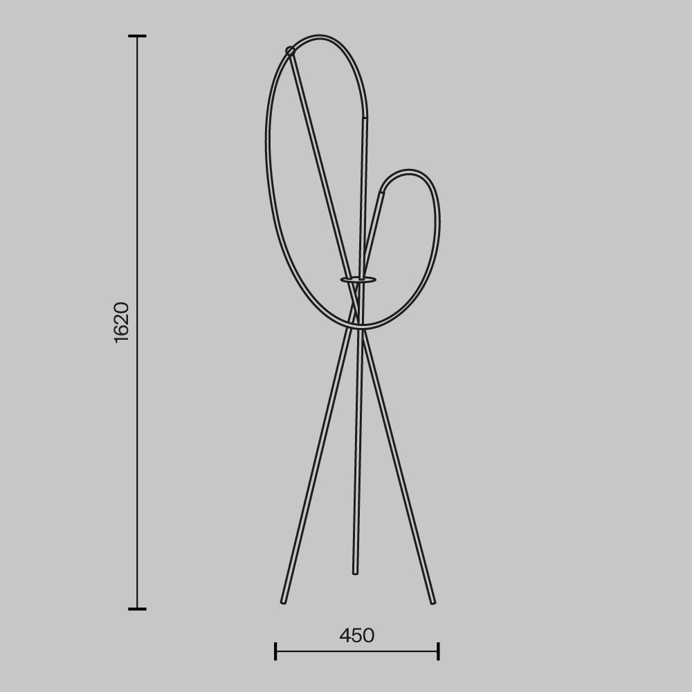 Напольный светильник Crochet 3000К 36Вт в Ростове-на-Дону