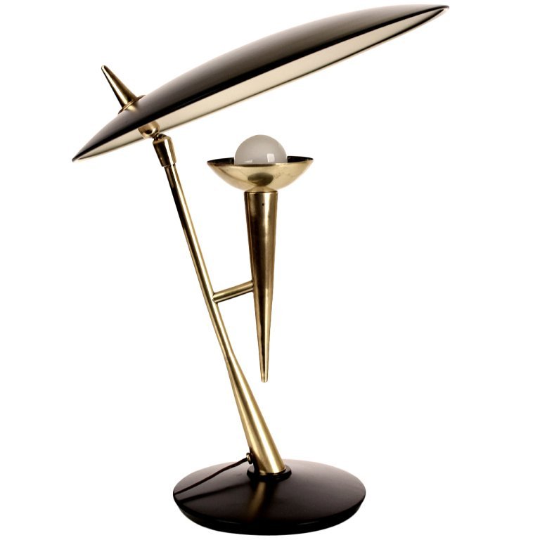   Stilnovo Desk / Table Lamp Brass Gold Black    -- | Loft Concept 