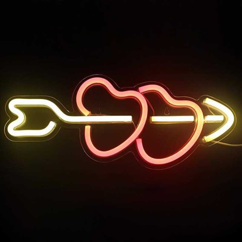    Two Hearts Neon Wall Lamp     -- | Loft Concept 