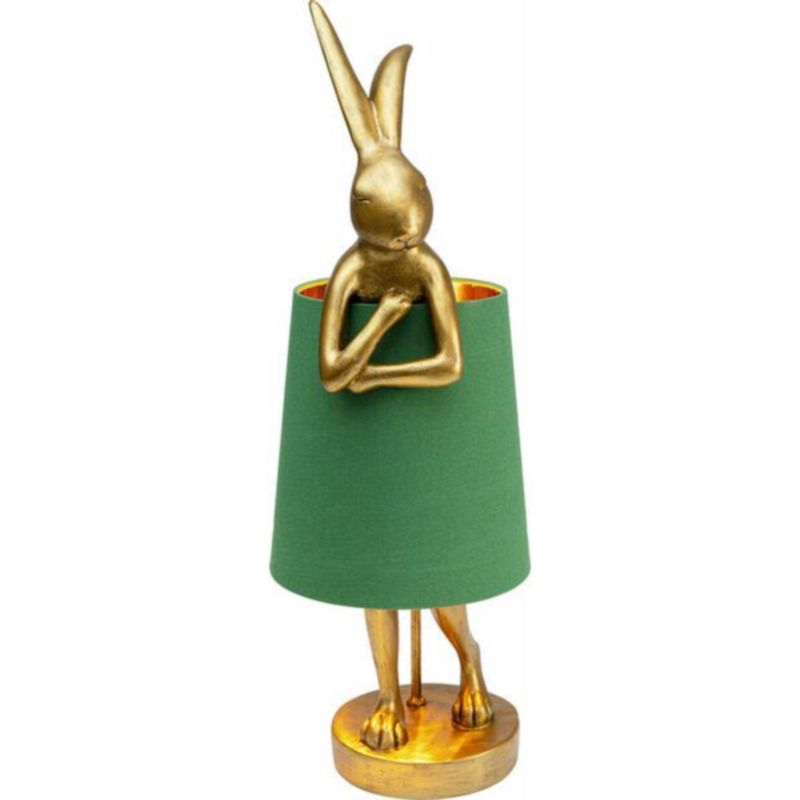   Golden Hare/ green lampshade    -- | Loft Concept 