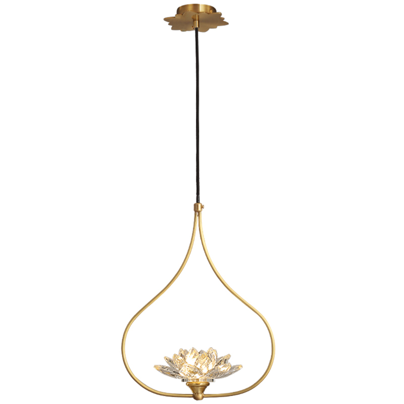     Lotus flower Clear Glass pendant lamp A     -- | Loft Concept 