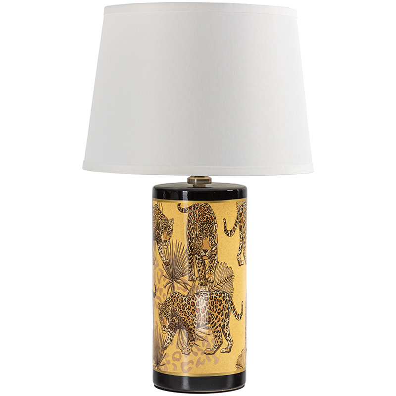     Leopard Lampshade Yellow White     -- | Loft Concept 