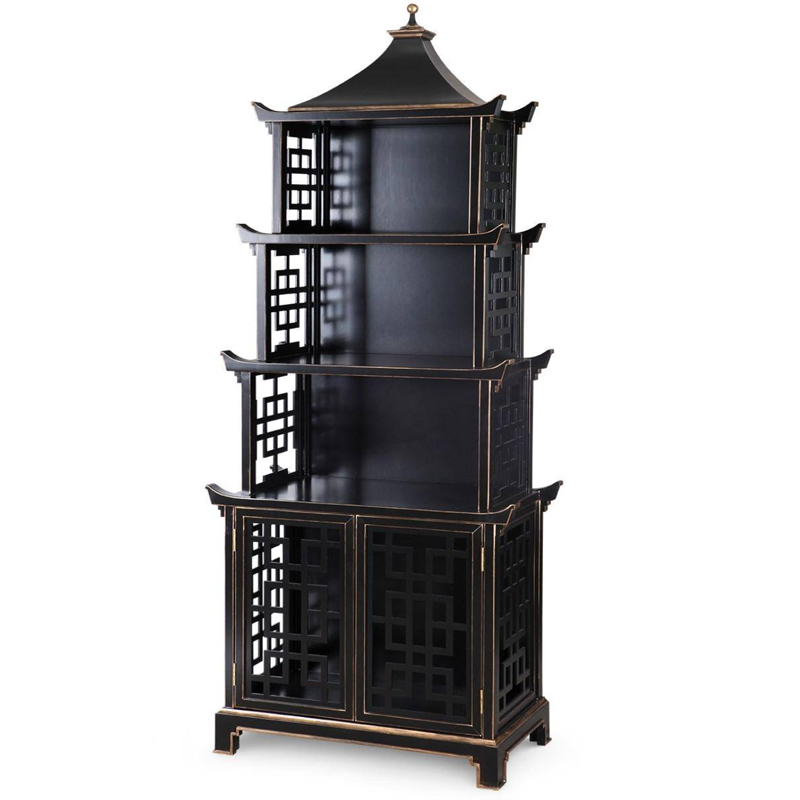    Bungalow 5 Pagoda Black Wood    -- | Loft Concept 