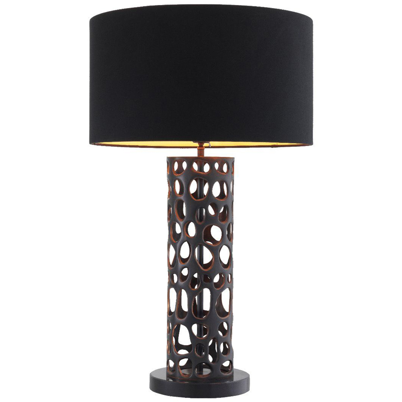   Eichholtz Table Lamp Dix Bronze      Nero   -- | Loft Concept 