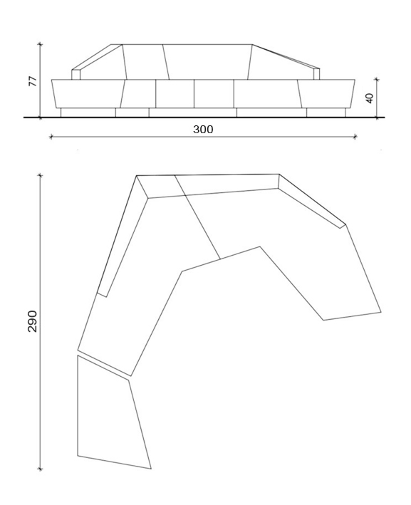 Диван Anaktae ADRASTUS SOFA в Ростове-на-Дону