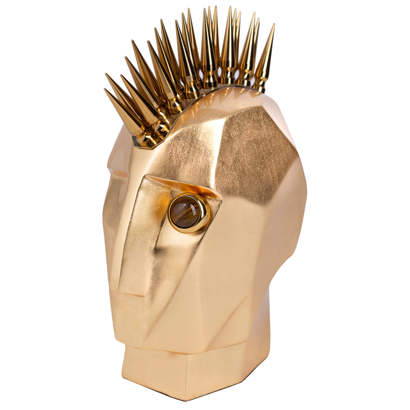  Kelly Wearstler Head Trip Sculpture Gold     -- | Loft Concept 