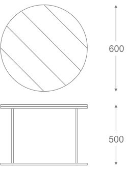 Стол Loft Wooden Round в Ростове-на-Дону