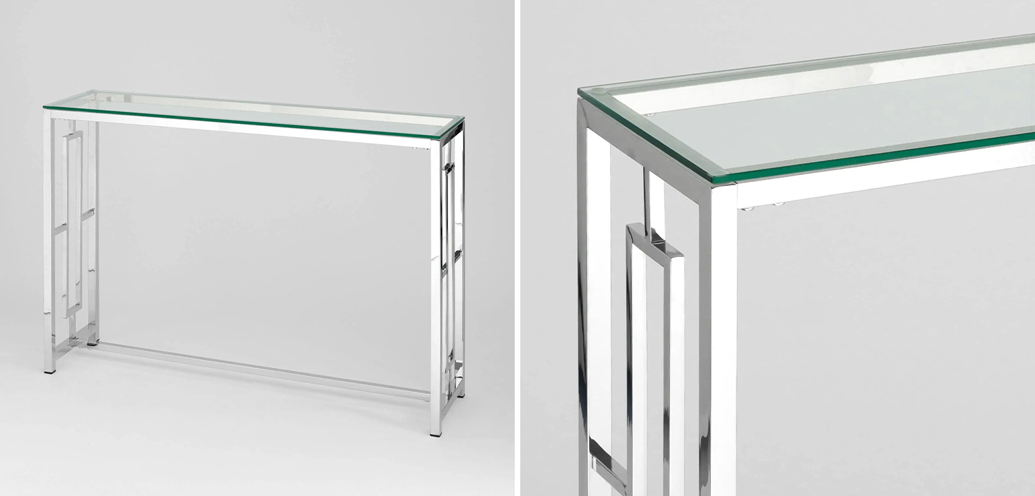 Консоль Milan Tables Silver - фото №1