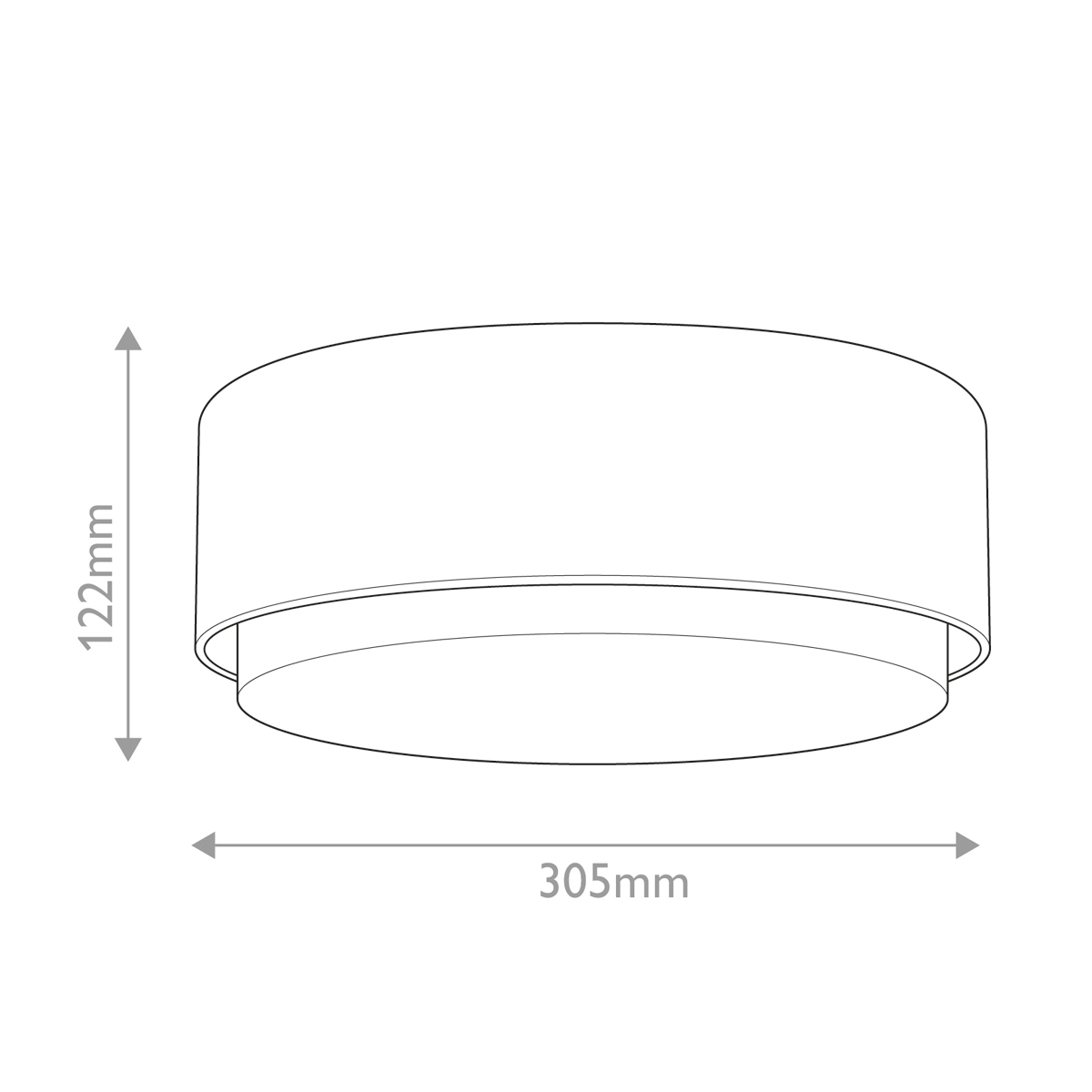 Потолочный светильник круглой формы с белым матовым плафоном Hinkley в Ростове-на-Дону