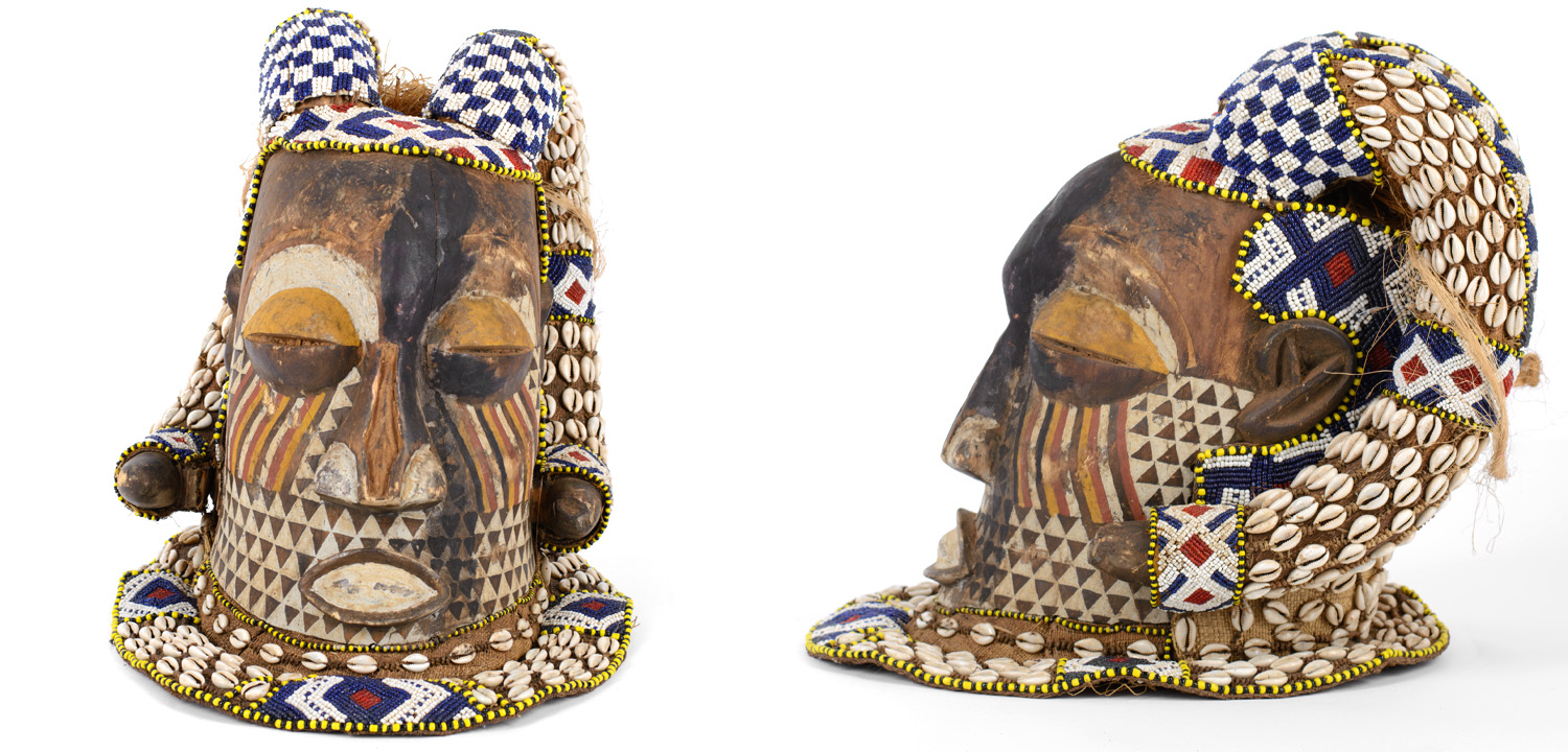 Маска Mask with Horns - фото