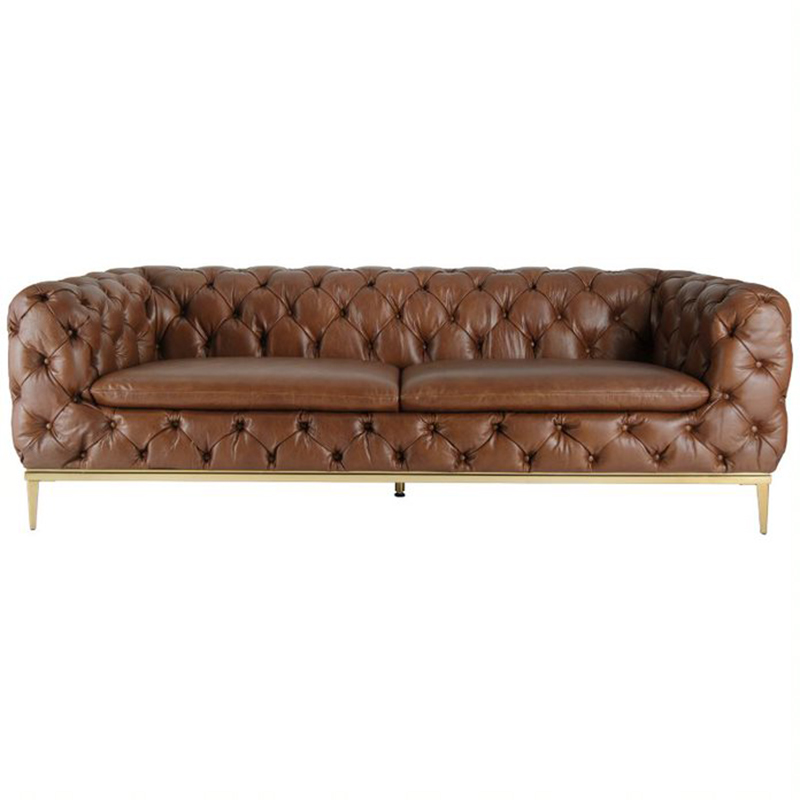  Dorsten Sofa brown leather   -- | Loft Concept 