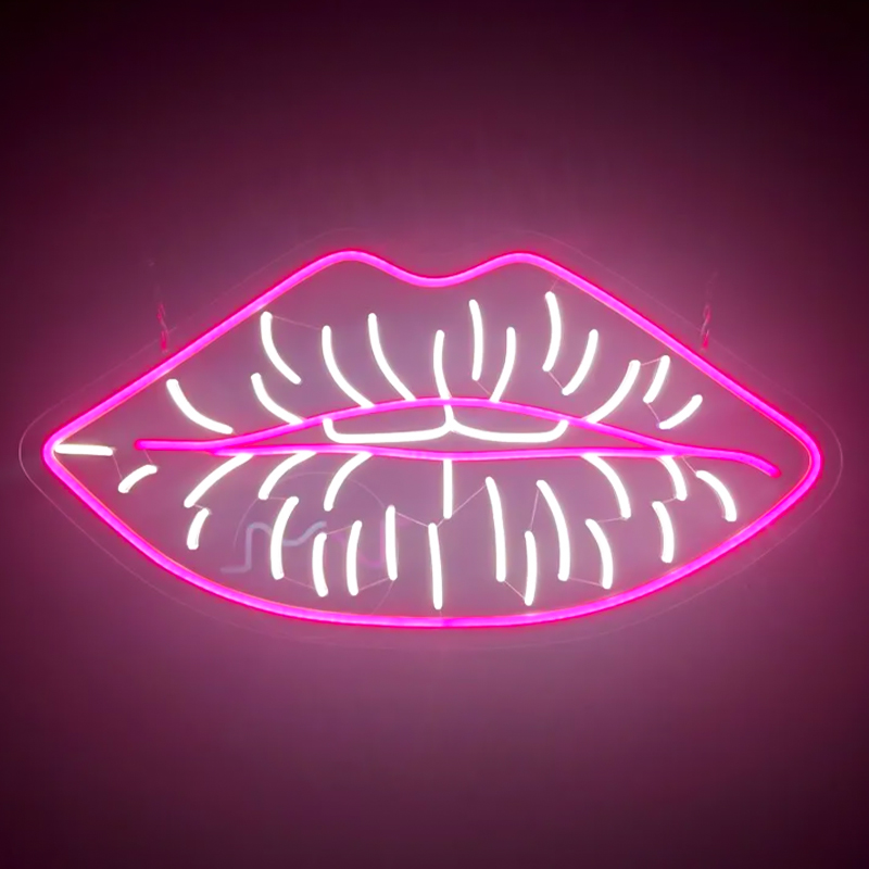    Lips Neon Wall Lamp    -- | Loft Concept 