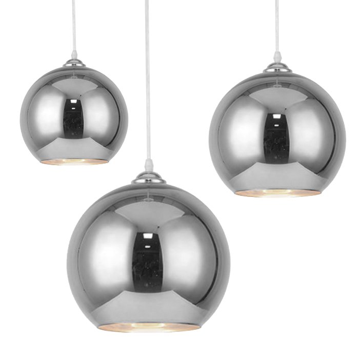 Подвесной светильник SILVER mirror shade modern pendant Хром в Ростове-на-Дону | Loft Concept 