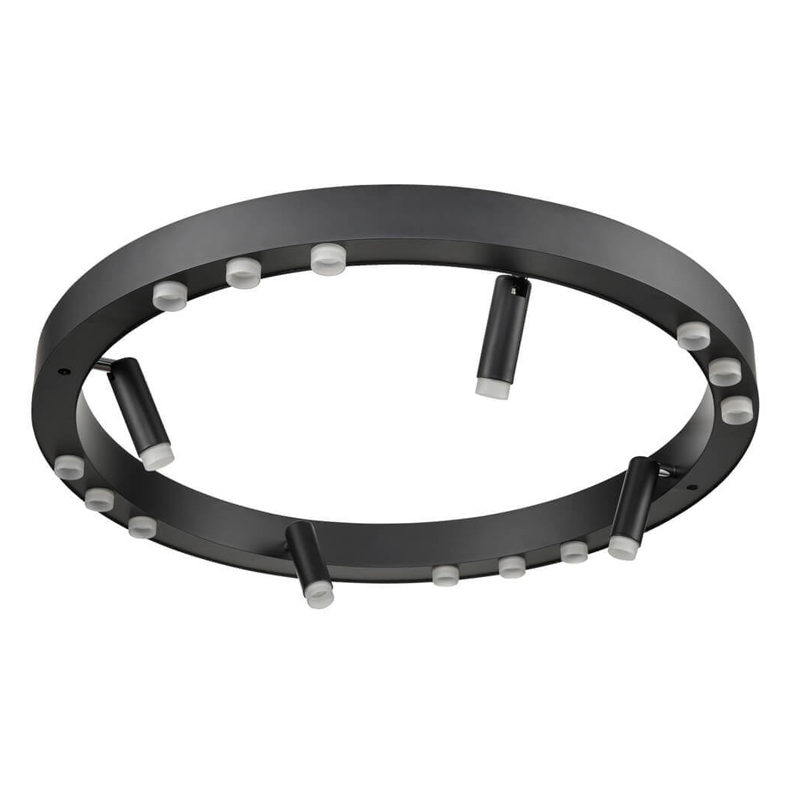   Rigor & Conciseness Lighting Black Disk    -- | Loft Concept 