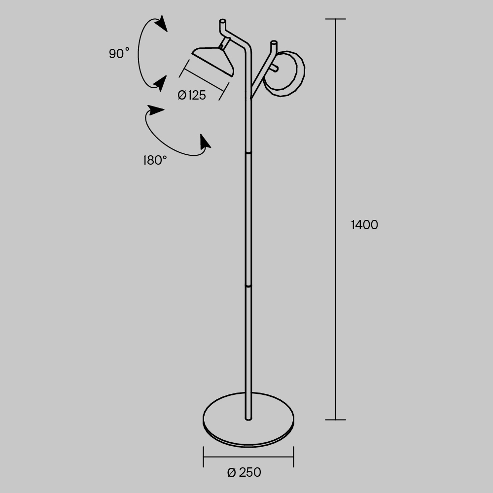 Напольный светильник Combo 3000-6000К 20Вт в Ростове-на-Дону