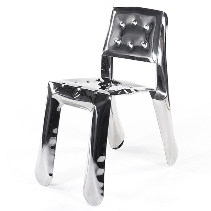  Chippensteel 0.5 Polished Stainless Steel Seating by Zieta Chrome   -- | Loft Concept 