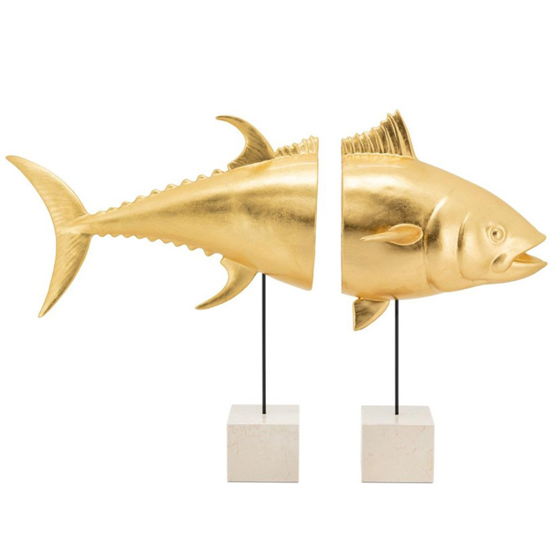  Tuna With Marble Bases Goldleaf     Bianco  -- | Loft Concept 