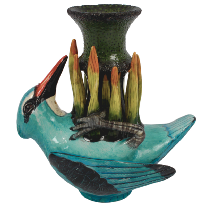   Woodland Kingfisher Vase   -- | Loft Concept 