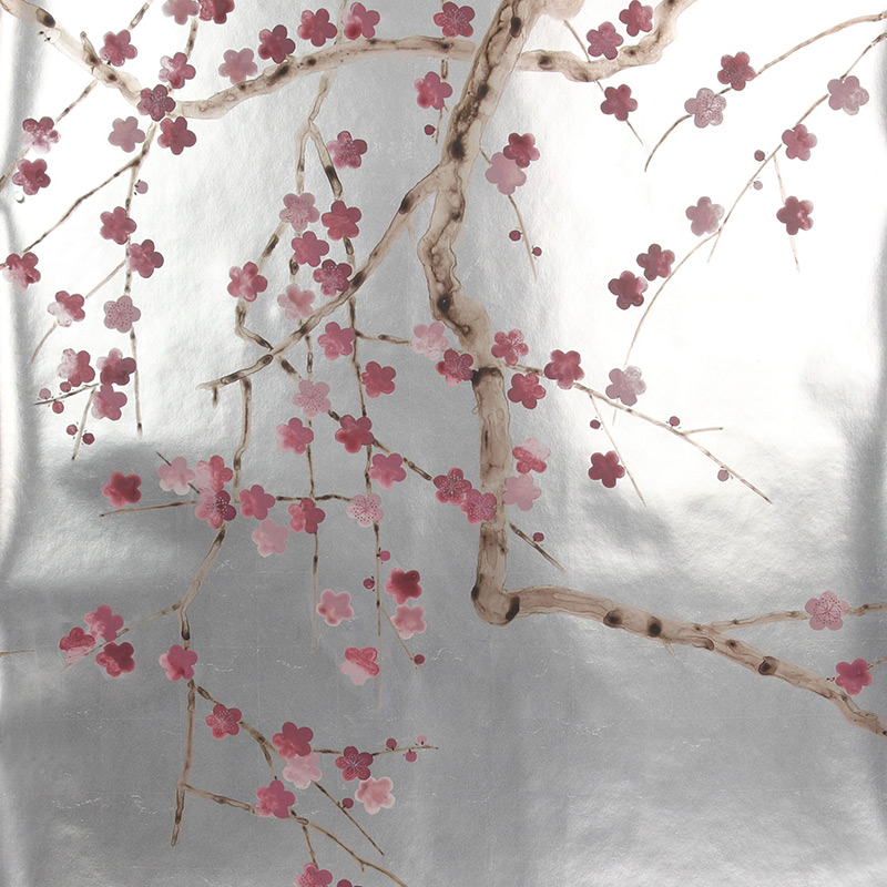    Plum Blossom Blossom on Tarnished Silver gilded paper   -- | Loft Concept 