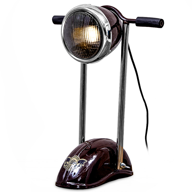 Настольная лампа Moto Loft Table lamp Бургундский красный в Ростове-на-Дону | Loft Concept 