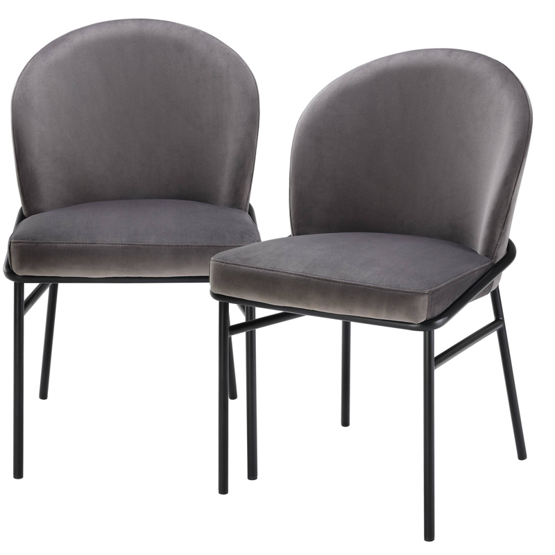     Eichholtz Dining Chair Willis Set of 2 grey    -- | Loft Concept 