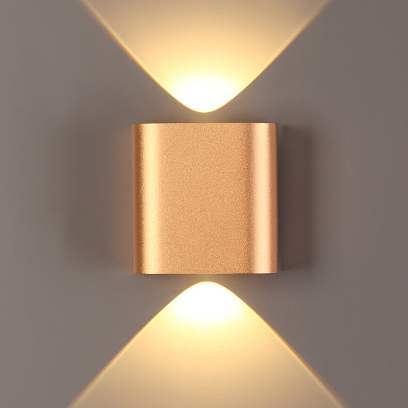  Obverse Gold Square Wall lamp   -- | Loft Concept 