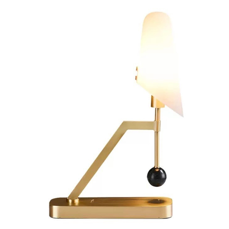   Gold table lamp with stone    -- | Loft Concept 