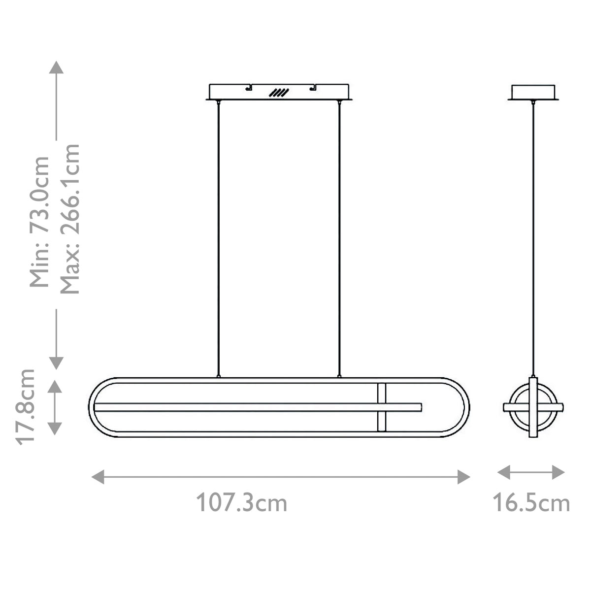 Подвесной светильник с вытянутой овальной формой Eurofase в Ростове-на-Дону