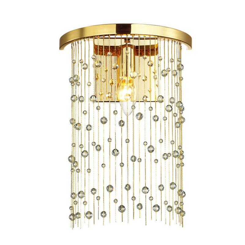  Hailstorm Rain Wall lamp gold  (Transparent)   -- | Loft Concept 