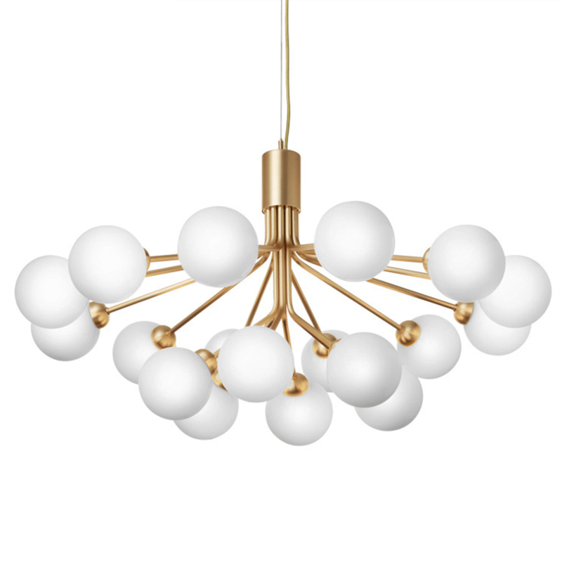  Berries Chandelier White Balloons Gold 18      -- | Loft Concept 