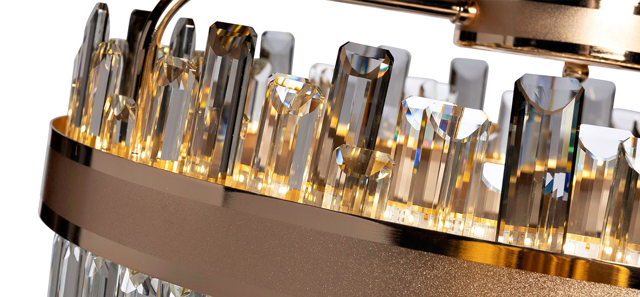 Люстра стеклянная Francoise 60 см - фото