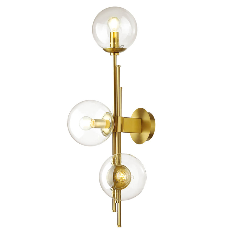  TRILOGY WALL SCONCE Clear glass 70      -- | Loft Concept 