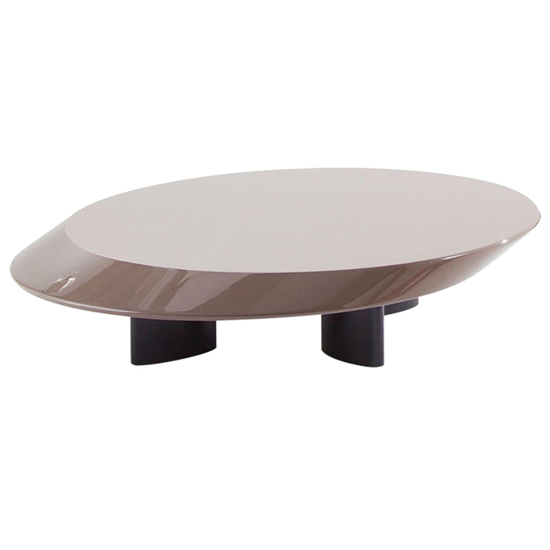   Ellipse Grey Glossy Coffee Table    -- | Loft Concept 