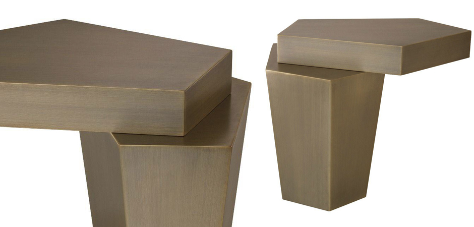 Приставной стол Eichholtz Coffee Table Calabasas High brass Приставной стол Eichholtz Coffee Table Calabasas High brass - Loft-Concept в Ростове-на-Дону