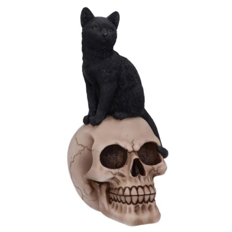 Статуэтка Skull Black Cat Черный в Ростове-на-Дону | Loft Concept 