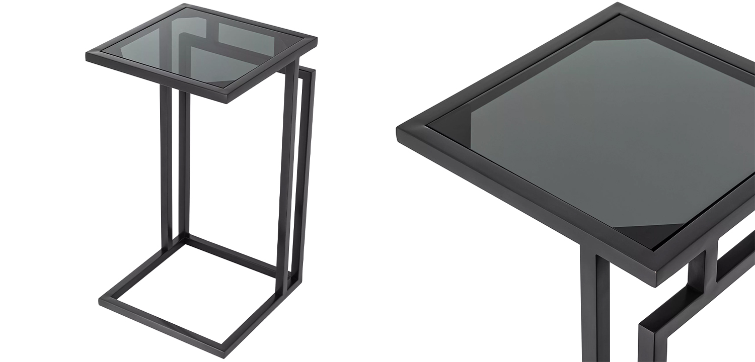 Приставной стол Eichholtz Side Table Marcus Black - фото