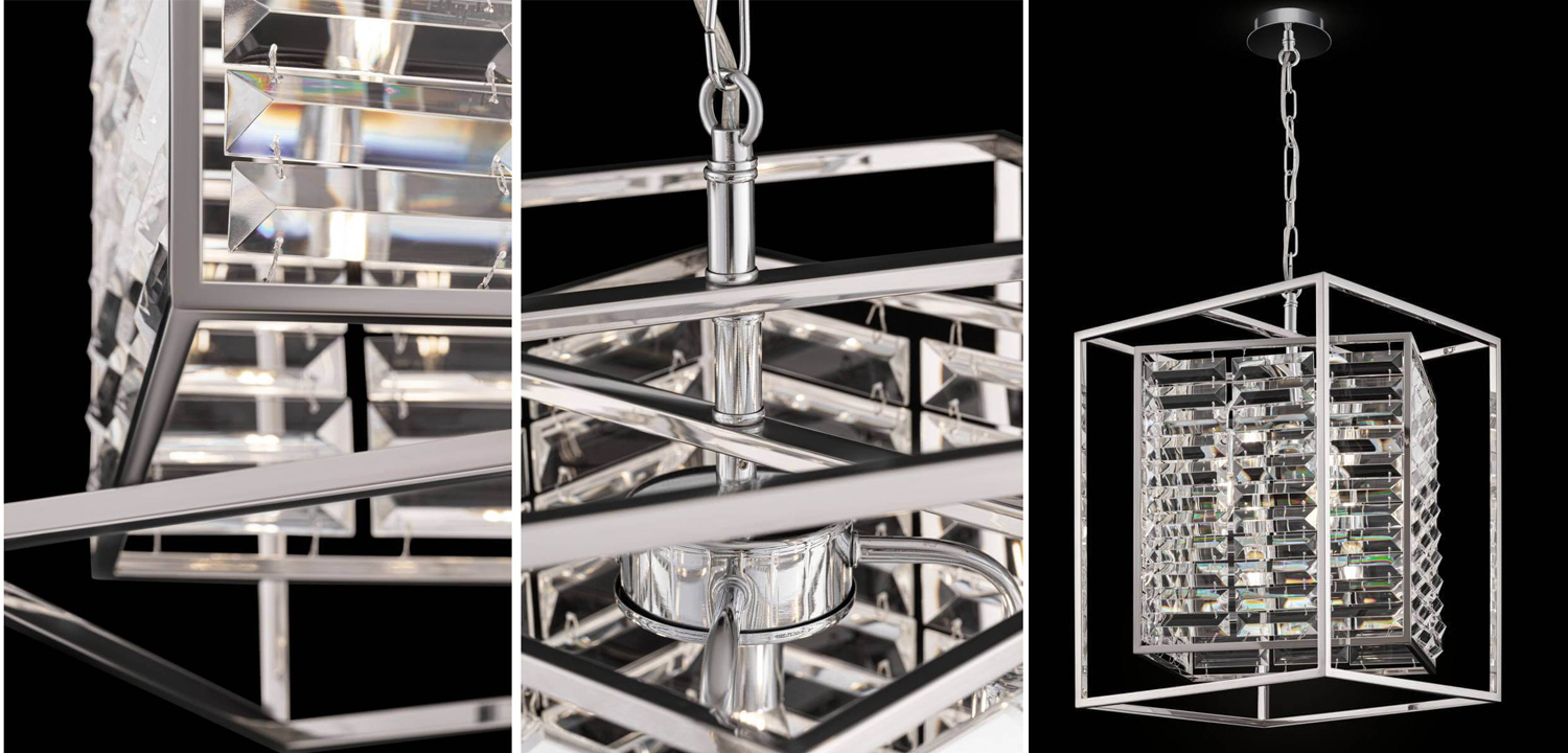 Люстра Algernon Light Chandelier chrome - фото