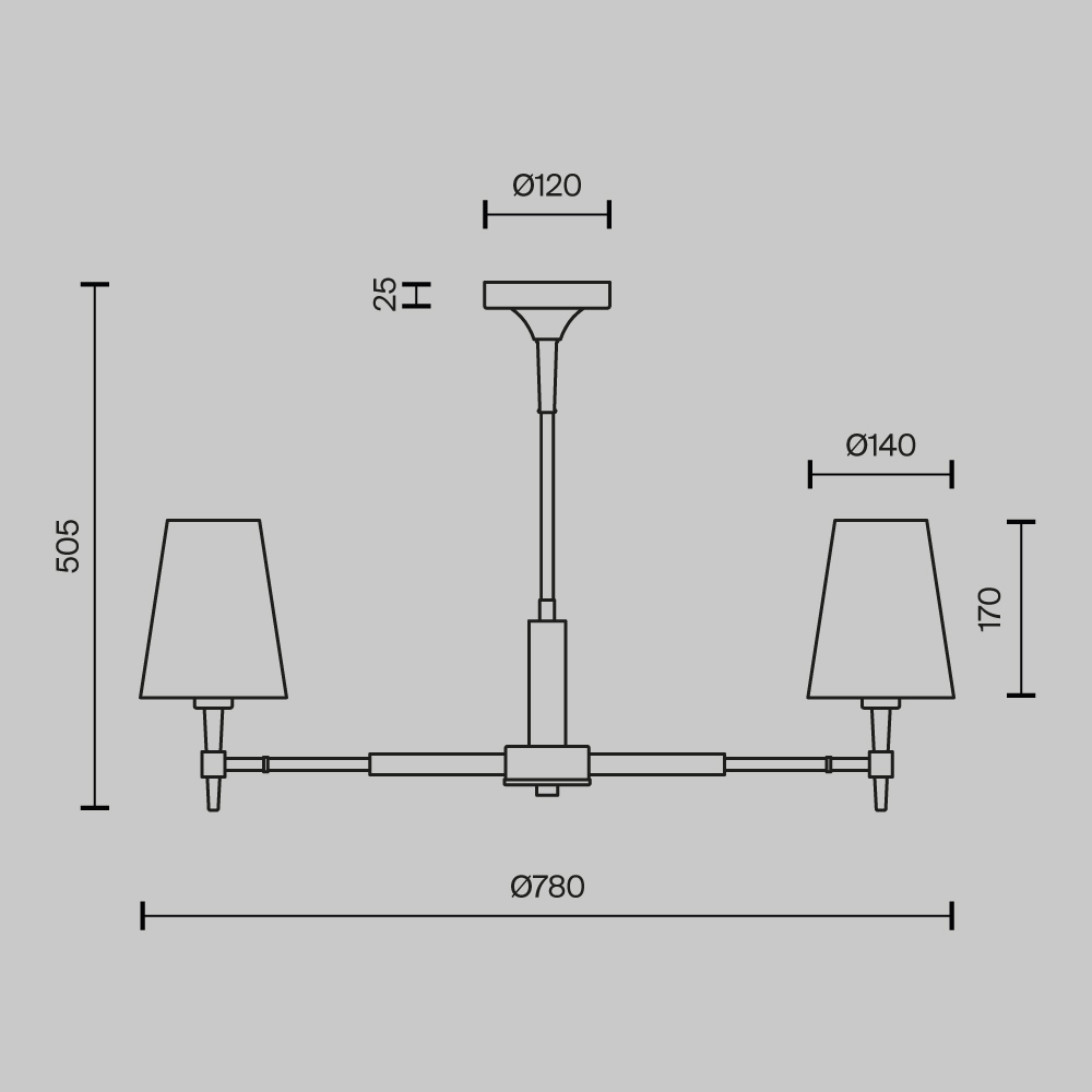 Потолочный светильник Zaragoza Е14 в Ростове-на-Дону
