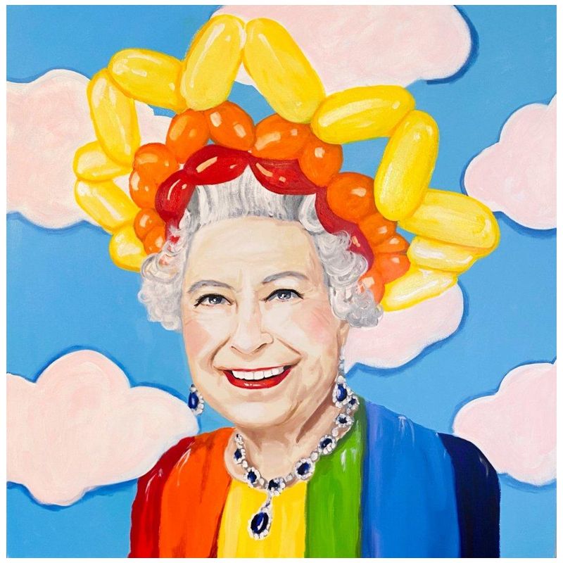  Queen Elizabeth in Balloon Sunshine Crown   -- | Loft Concept 
