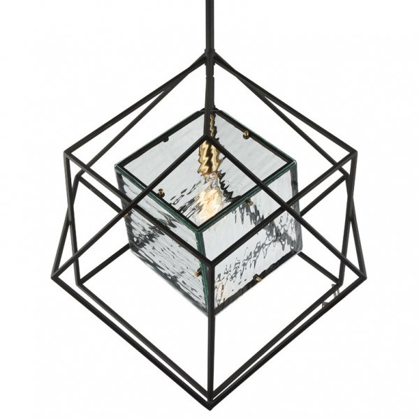  Glass Cub Pendant 61   -- | Loft Concept 