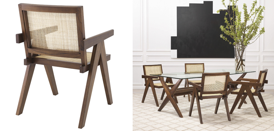Стул Eichholtz Dining Chair Aristide brown Стул Eichholtz Dining Chair Aristide brown - Loft-Concept в Ростове-на-Дону