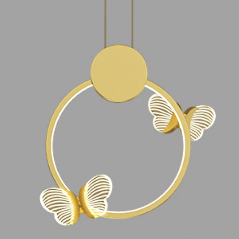  Butterfly Gold Circle    -- | Loft Concept 