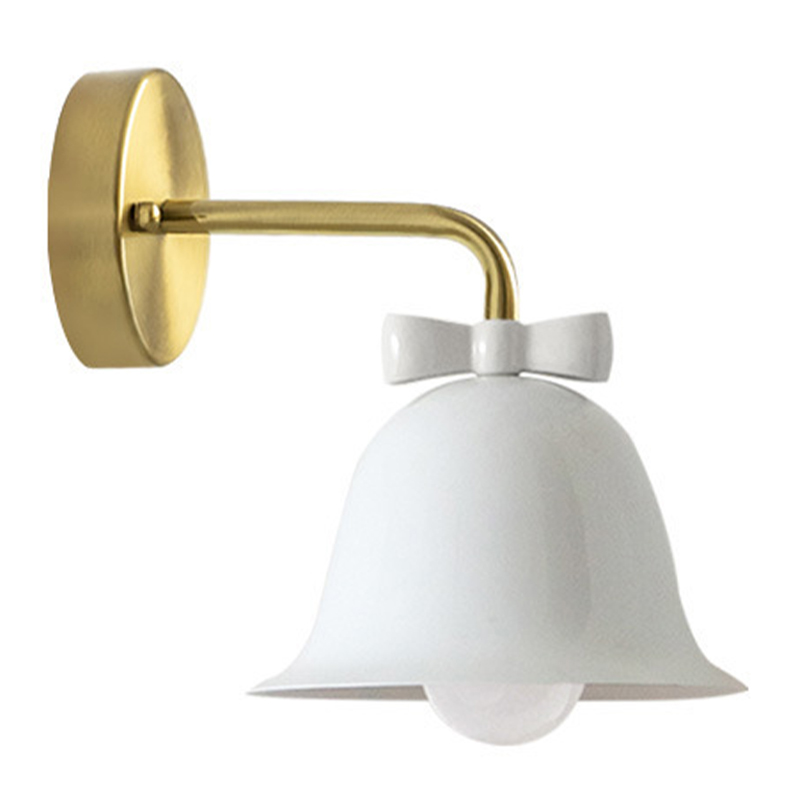   Bell with Bow White Wall Lamp        -- | Loft Concept 